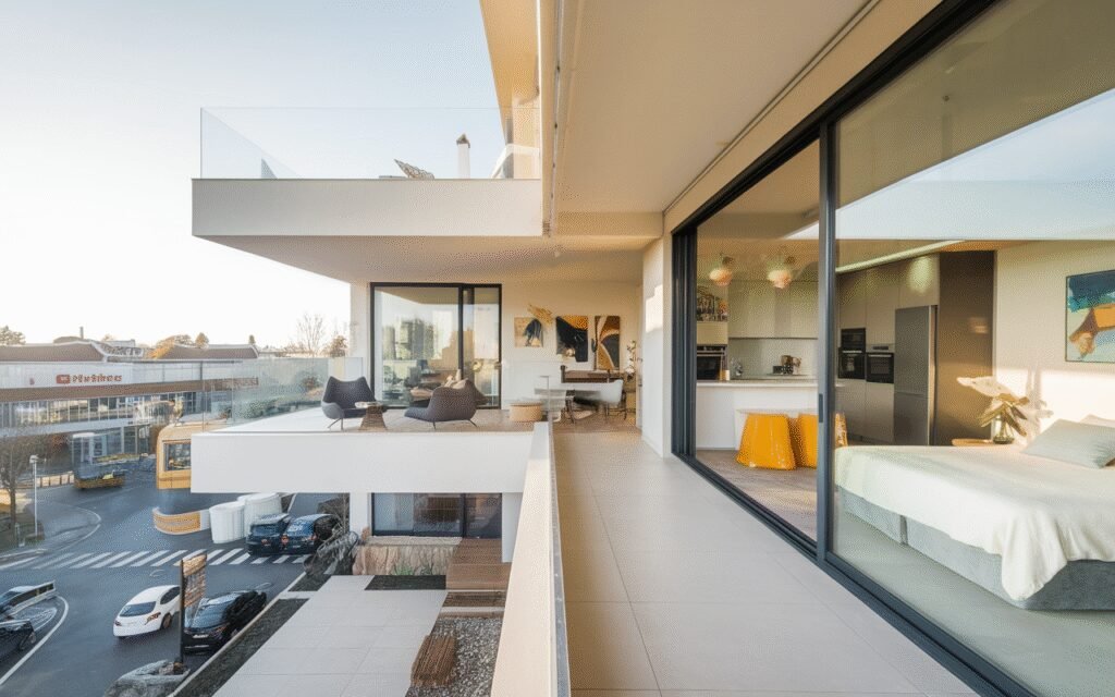 Vue extérieure d’un appartement à vendre à Nanterre