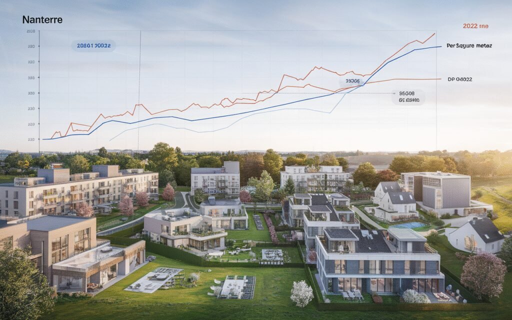 Agent immobilier réalisant une estimation de bien à Nanterre