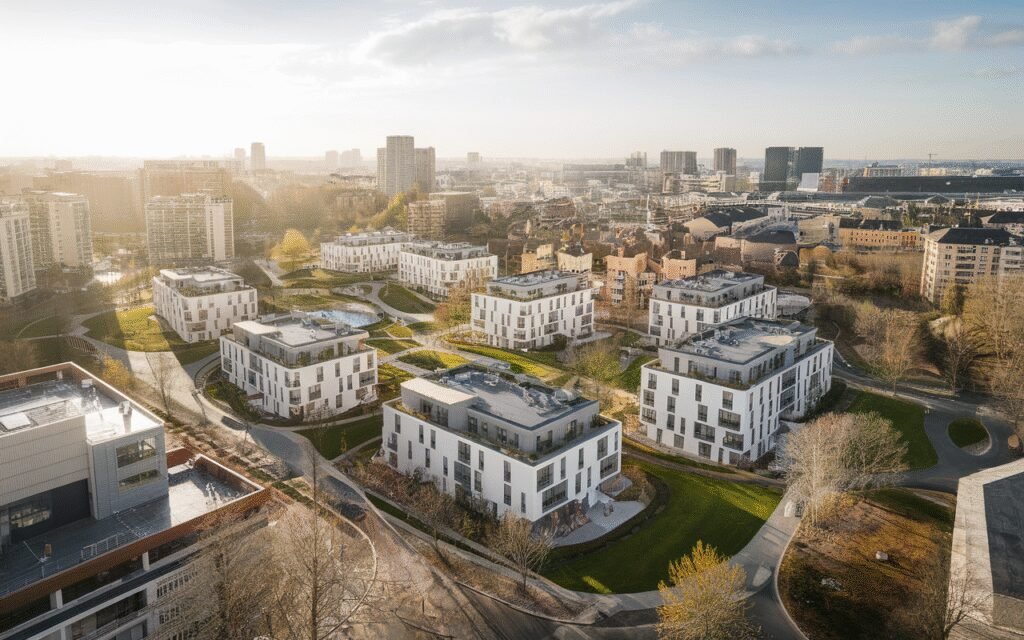 Vue d'un agent immobilier évaluant un appartement à Nanterre