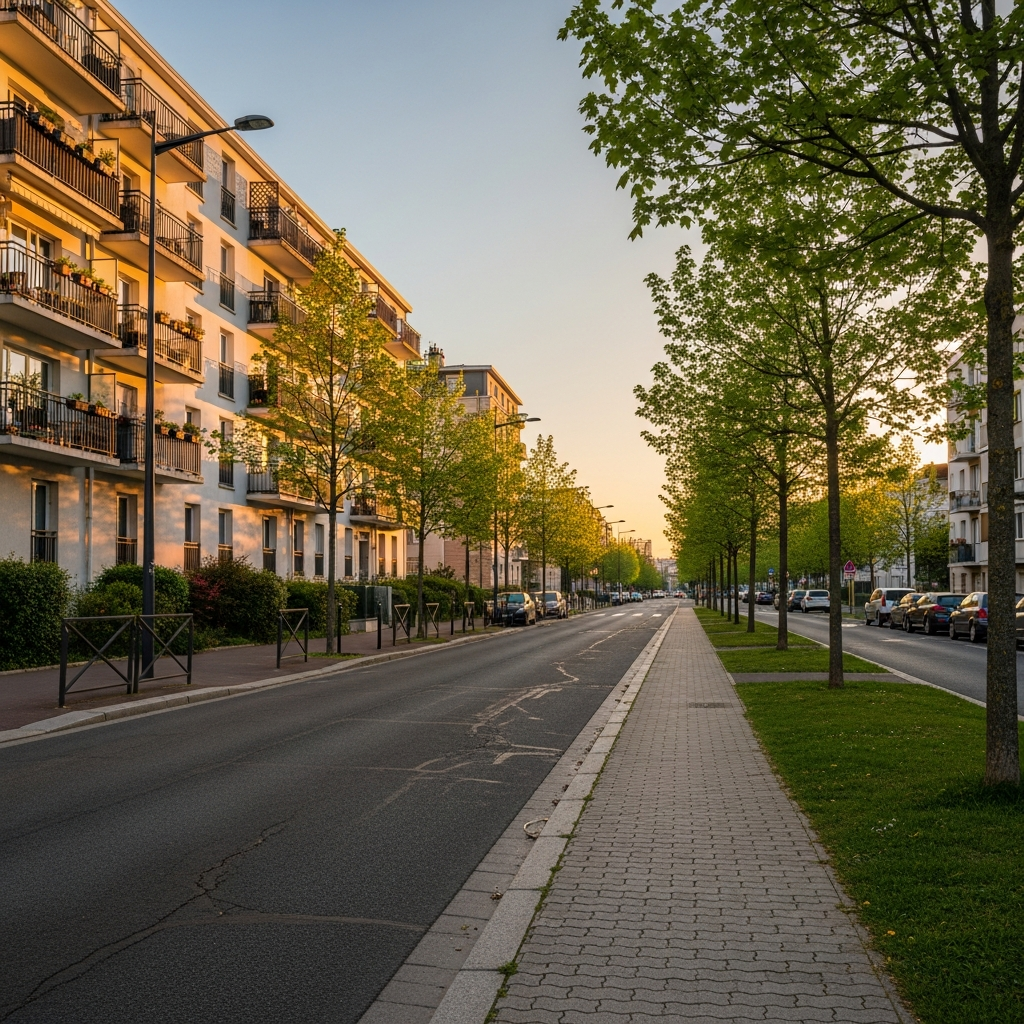 Vue d’un appartement à estimer dans le quartier Champs-Pierreux à Nanterre