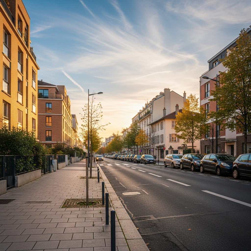 Vue d’un appartement à estimer dans le quartier des Groues à Nanterre