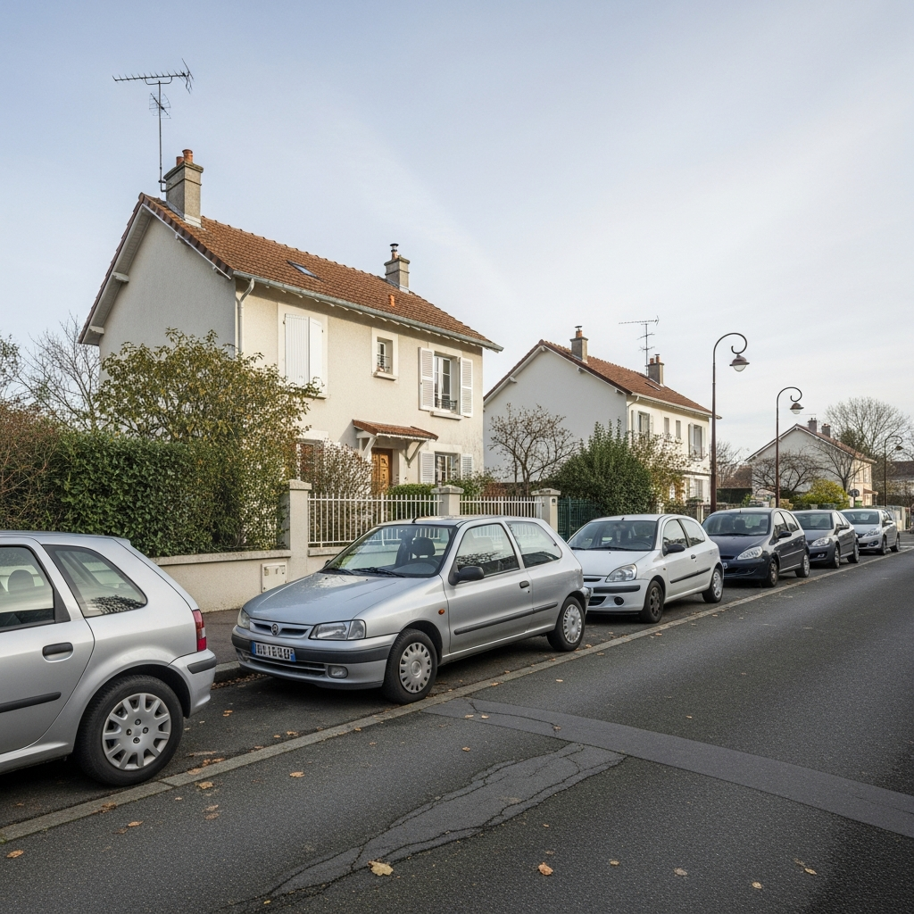 Vue de la maison pour estimation sur Rue de Craïova, Parc Sud Nanterre