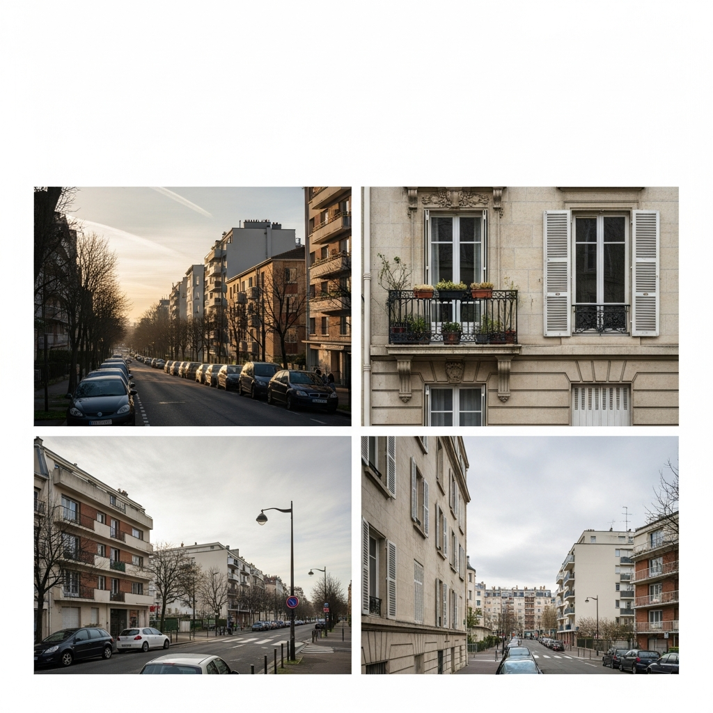 Graphique des prix au mètre carré dans le quartier Rue des Écoles, Parc Sud, Nanterre