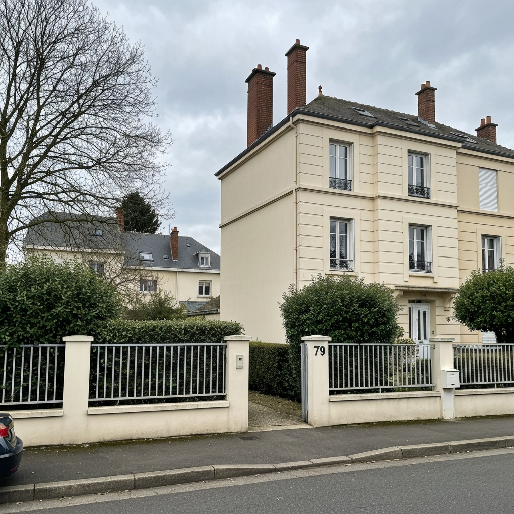 Graphique comparant les prix de l'immobilier entre Nanterre et Rueil-Malmaison