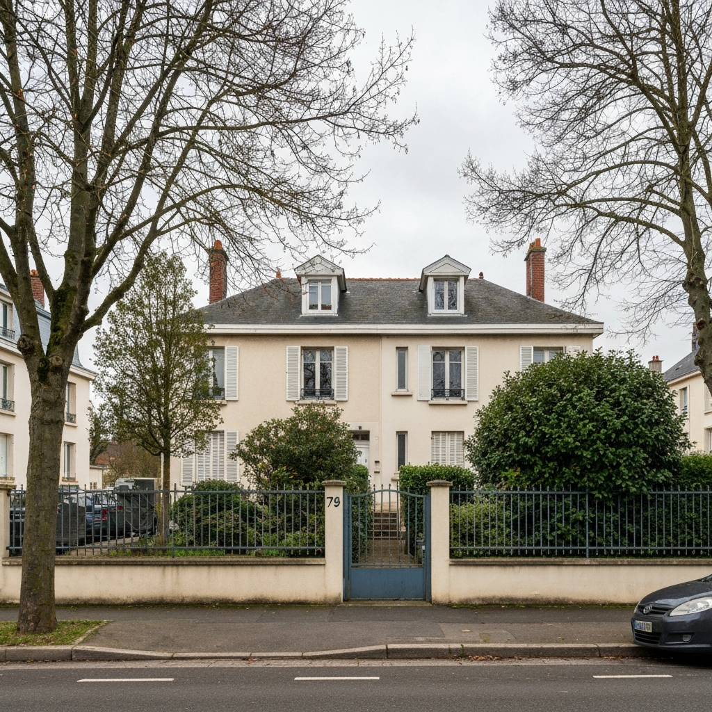Graphique montrant l'évolution des prix de l'immobilier à Nanterre en 2025